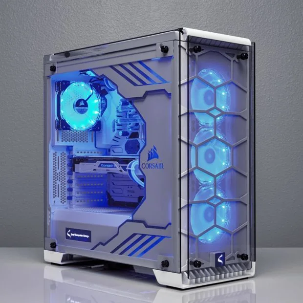 Corsair Glass Gaming PC (Blue LED) in Kilimani | Uncle G Mart
