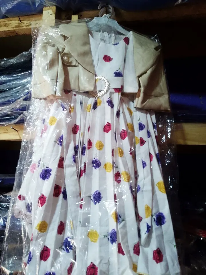 Girls Floral Pleated Dress + Jacket in Kilimani | Uncle G Mart