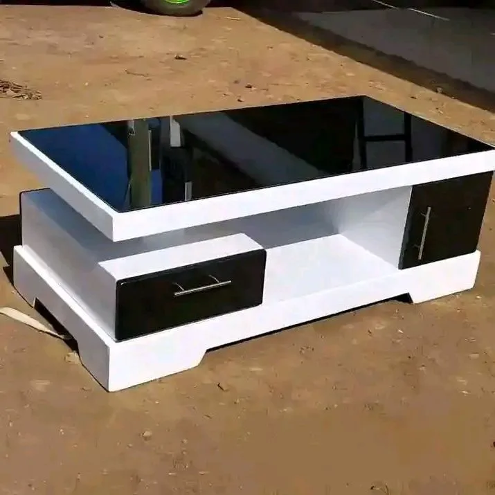 Glass-Top Coffee Table with Drawer in Kilimani | Uncle G Mart