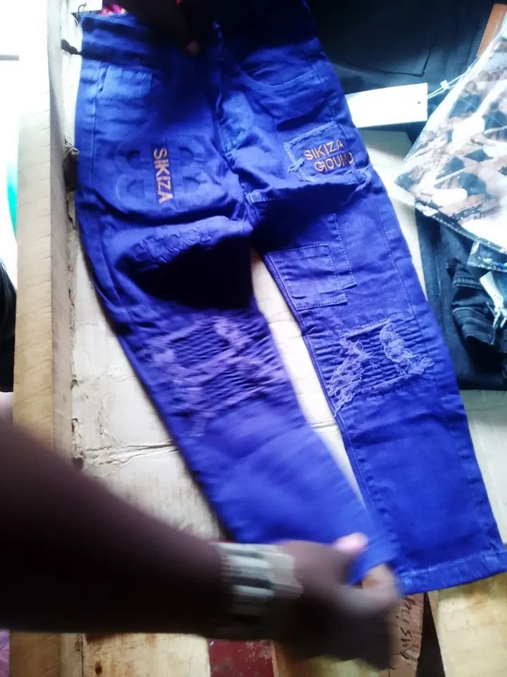 Kids Blue Patch Jeans in Kilimani | Uncle G Mart