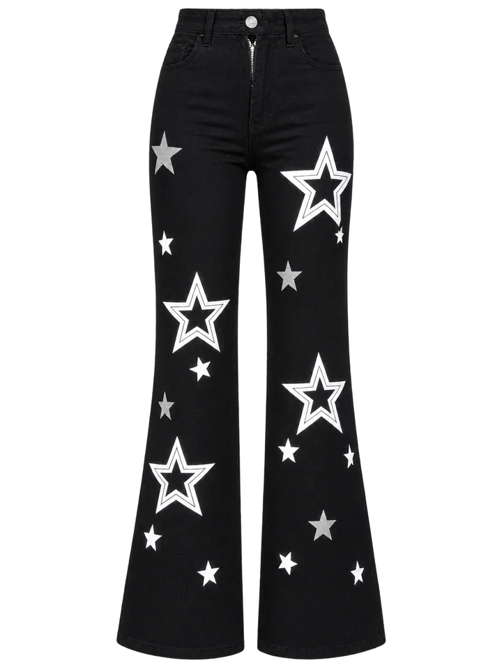 Star Print Black Jeans in Kilimani | Uncle G Mart